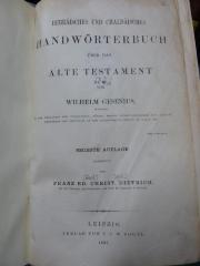 XVI 1397 f: Hebräisches und chaldäisches Handwörterbuch über das Alte Testament (1863)