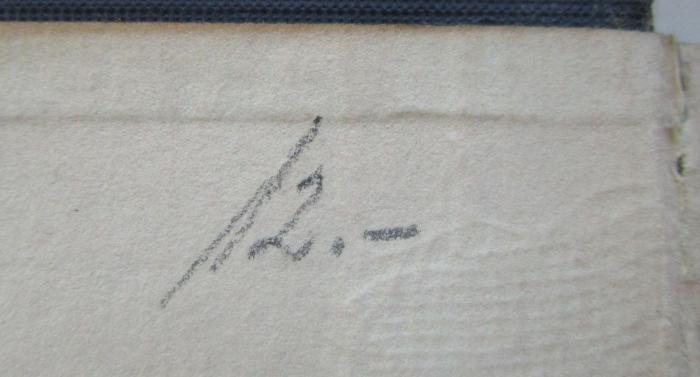 V 1619 2.Ex.: Arbeitsgerichtsgesetz (1927);G45 / 1495 (unbekannt), Von Hand: Preis; '12.-'. 