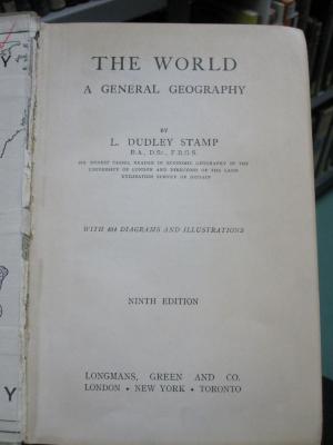 Ba 111 i: The world : a general geography (o.J.)