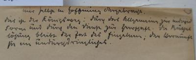 G45 / 2592 (Marcuse, Ludwig), Von Hand: Widmung, Autor; 'mir selbst in Hoffnung dargebracht.
dies ist der Königsweg: durch das Allgemeine zur individ Form und durch den Dienst zur Vernunft. Die Rätsellösung bleibt die Tat des Einzelnen; der Vernunft sie ein undrurchdringliches.'. ;Hm 294: Die Individualität als Wert und die Philosophie Friedrich Nietzsches : Inaugural-Dissertation zur Erlangung der Doktorwürde genehmigt von der philosophischen fakultät der Friedrich-Wilhelms-Universität zu Berlin (1917)