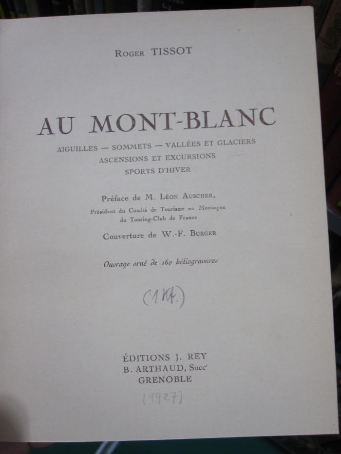 Bi 903: Au Mont-Blanc ([1927])