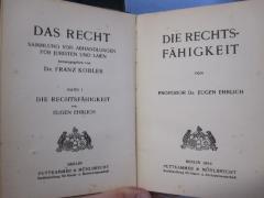 Ee 235: Die Rechtsfähigkeit  (1909)