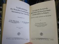Em 194: Der belgische Justizstreik, insbesondere die deutschen Staatsanwaltschaften in Belgien : (Zugleich eine Studie zum Rechte der Okkupation)  (1930)