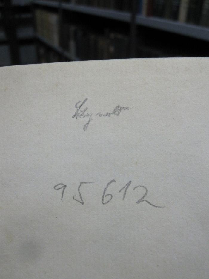 III 95612 2.Ex.: Tiere der Einsamkeit (o.J.);G45 / 310 (unbekannt), Von Hand: Autogramm, Name; '[Sch...]'. 
