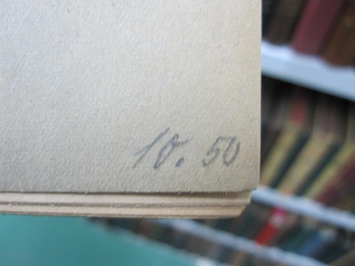 III 96905 II 3 4.Ex.: Am offenen Meer (1917);G46 / 3570 (unbekannt), Von Hand: Preis; '10.50'. 