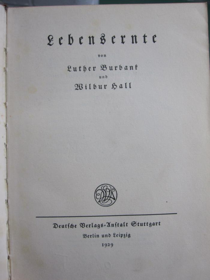 Ka 79 Ers.: Lebensernte (1929)