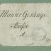  Maurer Gesänge Basso A [Handschrift] (o.J.)