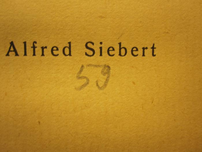Tx 897: Aus meinem Tagebuch (1929);G45II / 1542 (unbekannt), Von Hand: Exemplarnummer, Notiz; '59'. 