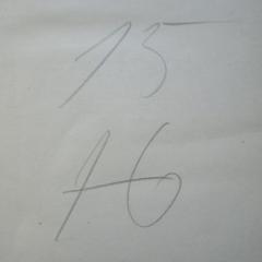 - (Bergungsstelle 016, Bibliothek Russischer Musikverlag, Martin-Luther-Straße 44), Von Hand: Nummer; '1̶6̶'.  (Prototyp)