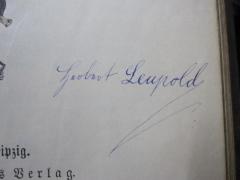 G46 / 168 (Leupold, Herbert), Von Hand: Autogramm, Name; 'Herbert Leupold'. 