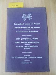  Report on the Quinquennial Meeting - Rapport de l'Assemblée Quinquenniale - Bericht über die Generalversammlung : Kristiania 1920 (1920)