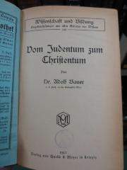 I 948 3. Ex.: Vom Judentum zum Christentum (1917)