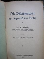 Kf 157 Ers.: Die Pflanzenwelt der Umgegend von Berlin (1922)