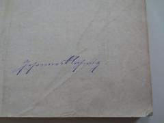 G45II / 1770 (Blochwitz, Johannes), Von Hand: Name, Autogramm; 'Johannes Blochwitz'. 