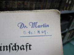 G46 / 3458 (Martin, Otto), Stempel: Name; 'Dr. Martin'. 