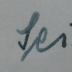 - (Seiler, Kurt), Von Hand: Autogramm, Name; 'Kurt Seiler'.  (Prototyp)