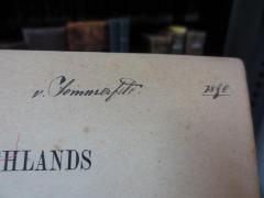 G45II / 1426 (Sommerfeld, [?] von), Von Hand: Name, Autogramm, Datum; 'v. Sommerfeld.
1890'. 