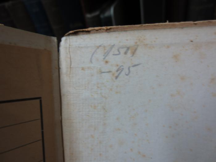 I 5711 8, 2. Ex.: Landstreicher : mit zehn Vollbildern in Tonätzung (1906);G45II / 1436 (unbekannt), Von Hand: Preis, Nummer; '(150)
-95'. 