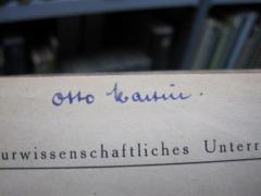 G46 / 2028 (Martin, Otto), Von Hand: Autogramm, Name; 'Otto Martin.'. 