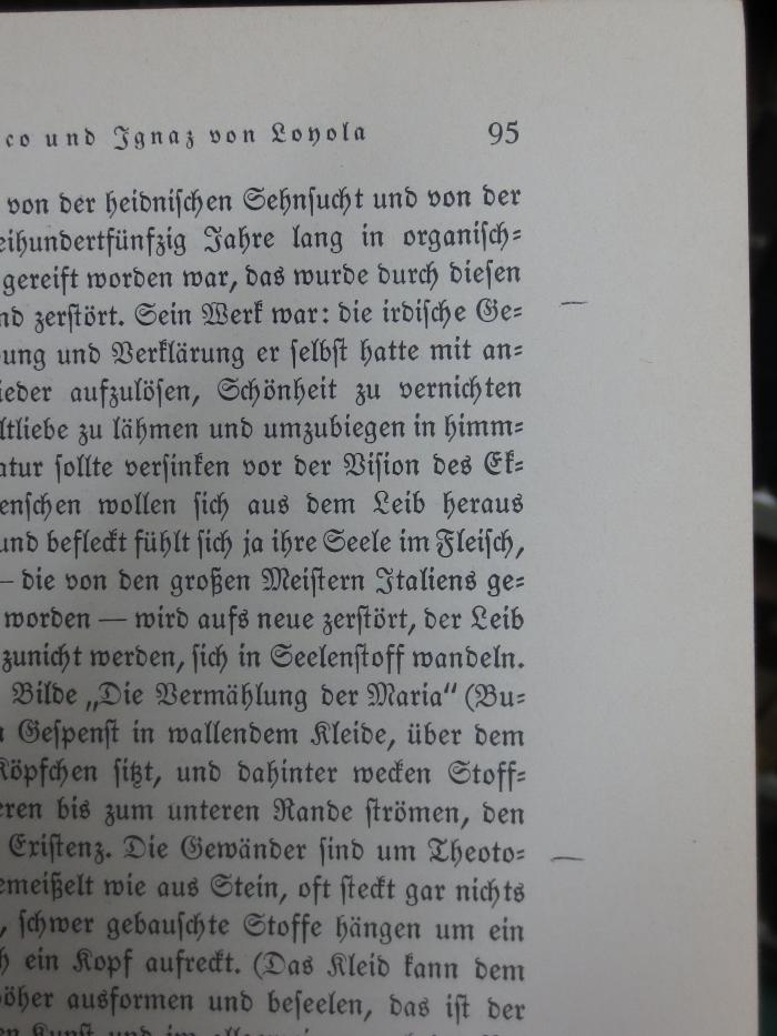 I 32079 2. Ex.: Inbrunst und Düsternis : Ein Bild des alten Spaniens (1927);G45II / 197 (unbekannt), Von Hand: Annotation. 