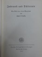 I 32079 2. Ex.: Inbrunst und Düsternis : Ein Bild des alten Spaniens (1927)