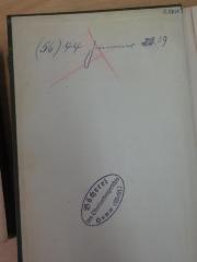 G46 / 3999 (Oberlandesgericht Hamm), Von Hand: Signatur, Notiz; '(56)44 Zimmer ̶2̶̶3̶.39'. 