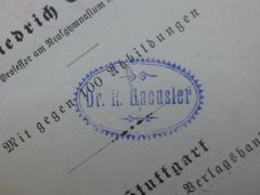 G45II / 380 (Haeusler, R.), Stempel: Name; 'Dr. R. Haeusler'. 