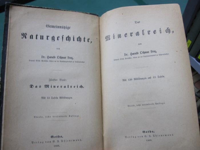 Kg 1173 d 5: Das Mineralreich (1868)
