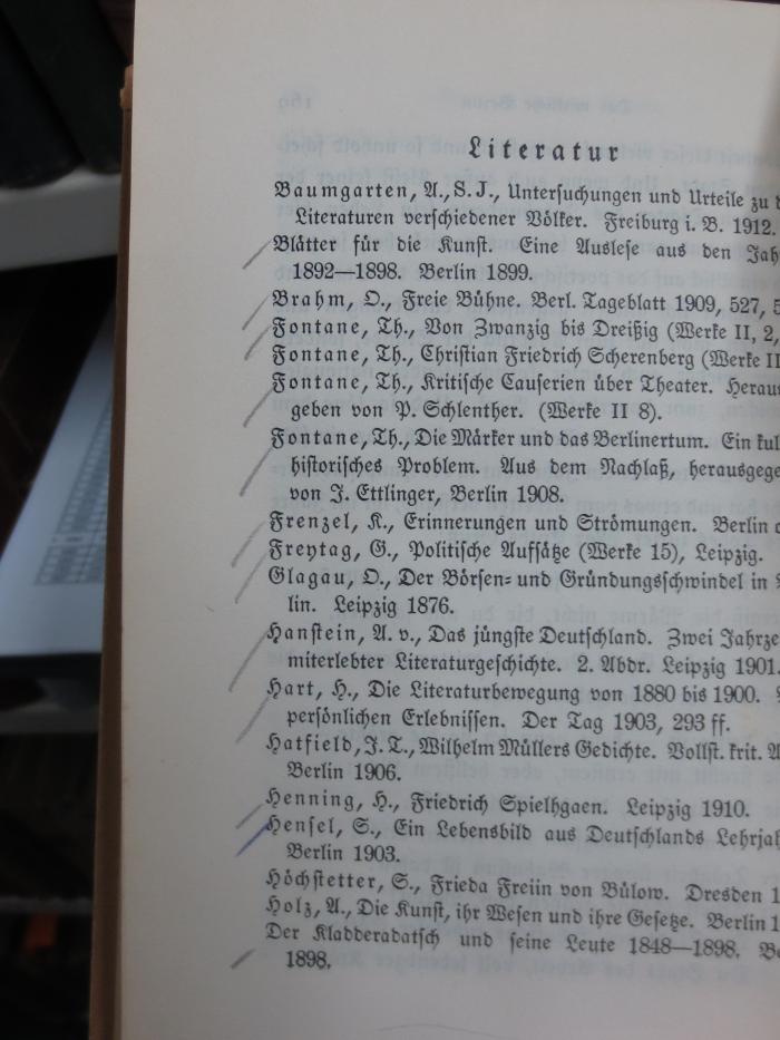 III 89 6, 4. Ex.: Das poetische Berlin : Neu-Berlin (1912);G45II / 1462 (unbekannt), Von Hand: Annotation. 