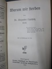 Kg 1389: Warum wir sterben (1914)