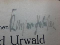 G45II / 2188 (Kayser-Petersen, Julius Emil), Von Hand: Name, Autogramm; 'Kayser-Petersen, [?]'. 