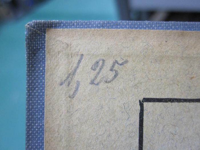 Kg 1387 2. Ex.: Tier- und Pflanzenleben des Meeres (1910);G46 / 2452 (unbekannt), Von Hand: Preis; '1,25'. 