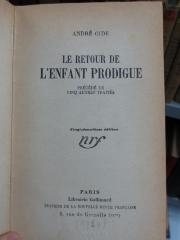 III 87670 bb: Le retour de l'enfant prodigue précédé de cinq autres traités (1929)