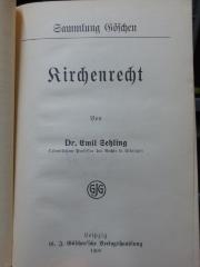 V 2819 2. Ex.: Kirchenrecht (1908)