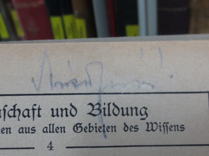 VI 204 e: Politik (1921);G45II / 2126 (unbekannt), Von Hand: Name. 