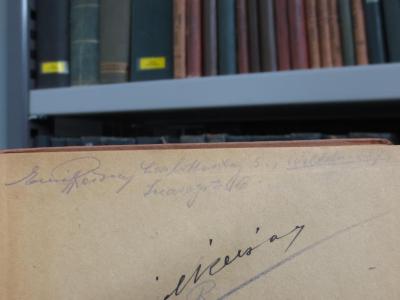 G45II / 1241 (Reisin, Emil), Von Hand: Name, Autogramm, Ortsangabe; 'Emil Reisin, Charlottenburg 5., Wilhelm 289, Suarezstr. 6'. 