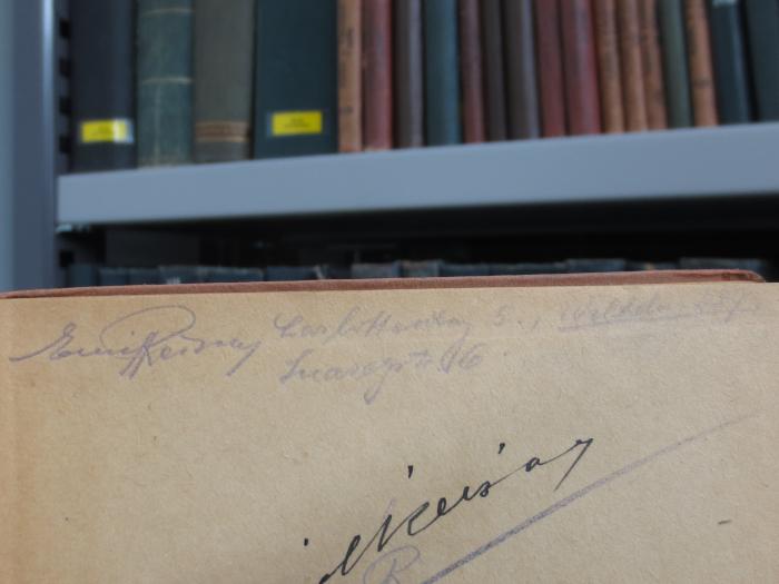 G45II / 1241 (Reisin, Emil), Von Hand: Name, Autogramm, Ortsangabe; 'Emil Reisin, Charlottenburg 5., Wilhelm 289, Suarezstr. 6'. 