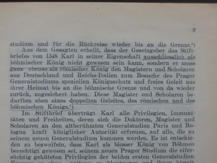 Pe 1014: Das historische Recht der deutschen Universität in Prag : ein Schlußwort ihres akademischen Senats (1930);42 / 2294 (unbekannt), Von Hand: Annotation. 