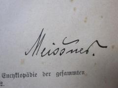 G46 / 1215 (Meißner, Max), Von Hand: Autogramm, Name; 'Meissner.'. 