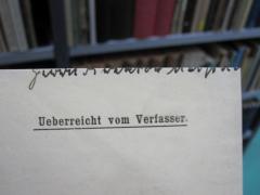 G46 / 1729 (Meißner, Max;Fischoeder, Franz), Von Hand: Name, Widmung; 'Herrn Direktor Meißner'. 