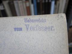G46 / 1733 (Meißner, Max;Birkner, Ferdinand), Stempel: Widmung; 'Ueberreicht vom Verfasser.'. 