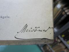 G46 / 1727 (Meißner, Max), Von Hand: Name, Autogramm; 'Meissner.'. 