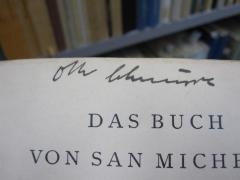 G45 / 1385 (Schnurre, Otto), Von Hand: Autogramm, Name; 'Otto Schnurre'. 