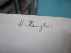 G45 / 2430 (Heizer[?], H.), Von Hand: Autogramm, Name; 'H. Heizer.'. 