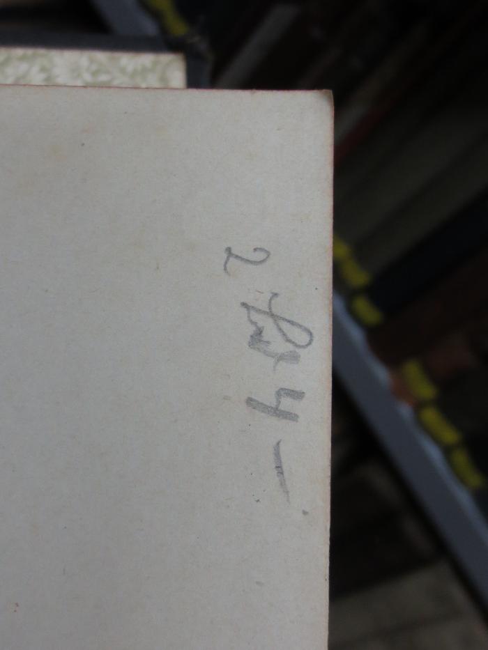 VIII 1914 g1 u. g2: Psychologie als Grundwissenschaft der Pädagogik. Ein Lehr- und Handbuch. 2 Bände (1920);G45II / 851 (unbekannt), Von Hand: Preis, Nummer; '2 Bd. 4.-'. 