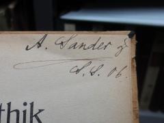 G45II / 761 (Sander, A.), Von Hand: Name, Autogramm, Datum; 'A. Sander
S.S. 06.'. 