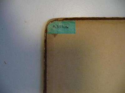 - (Böhm, S.), Etikett: Autogramm; 'S. Böhm'. 
