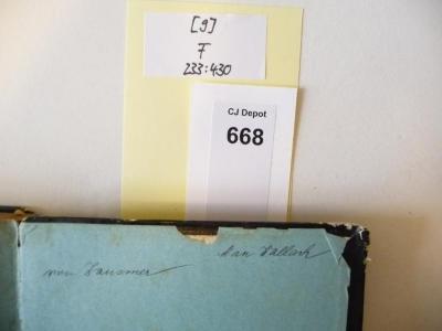 - (Zausmer, ?), Von Hand: Autogramm; 'von Zausmer'. 