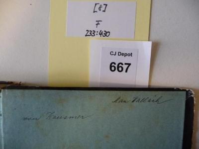 - (Zausmer, ?), Von Hand: Autogramm; 'von Zausmer'. 