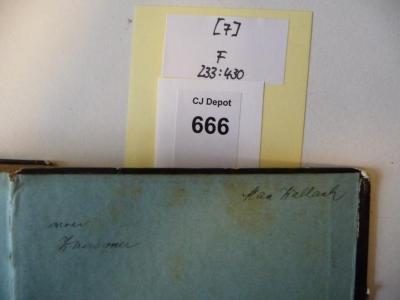 - (Zausmer, ?), Von Hand: Autogramm; 'von Zausmer'. 